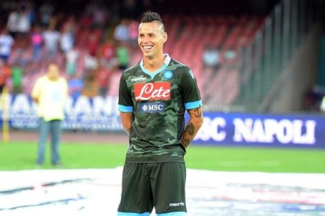 Napoli's camo effort was  a sight to behold.